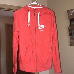 Zip up hoodie Nike NWOT orange